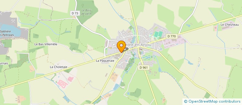 localisation de l'entreprise SCI DU CHATEAU ROUGE  ERDRE-EN-ANJOU