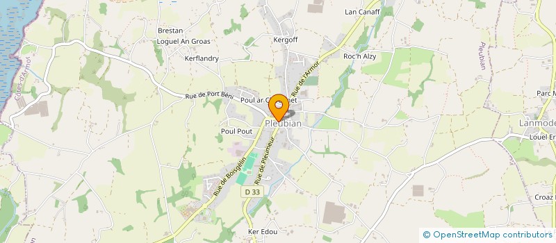 localisation de l'entreprise SCI DU CHATEAU TREHIOU  PLEUBIAN