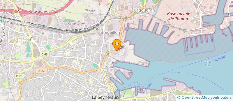 localisation de l'entreprise SCI DU CHATEAU VERT à LA SEYNE-SUR-MER
