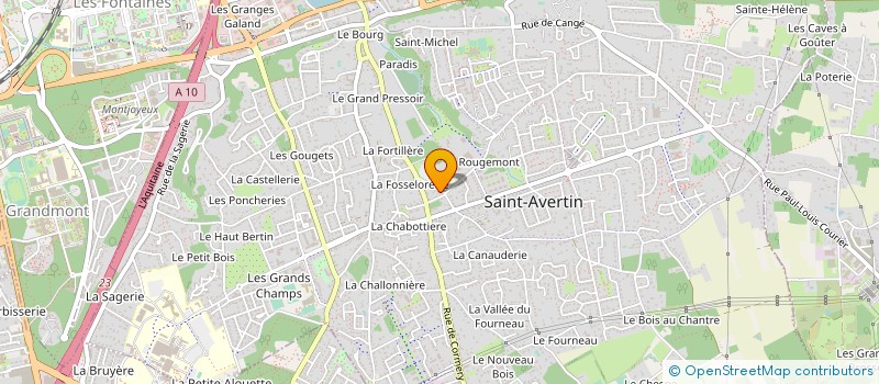 localisation de l'entreprise SCI DU CHATEAUNEUF  SAINT-AVERTIN