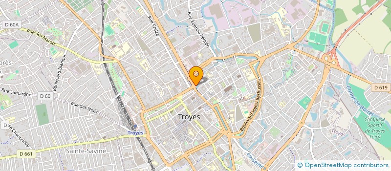 localisation de l'entreprise SCI DU CHATEL à TROYES