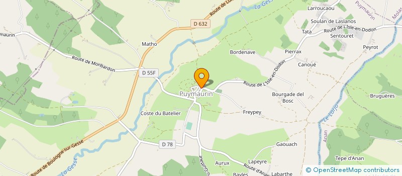 localisation de l'entreprise SCI DU CHATELAIN à PUYMAURIN