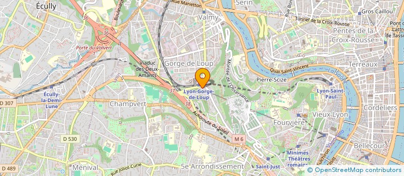 localisation de l'entreprise SCI DU CHATELARD II  LYON