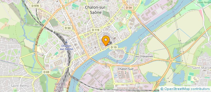 localisation de l'entreprise SCI DU CHATELET à CHALON-SUR-SAONE