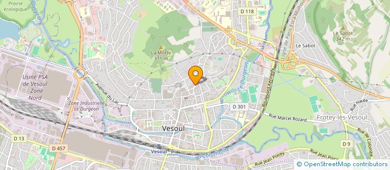 localisation de l'entreprise SCI DU CHATELET à VESOUL