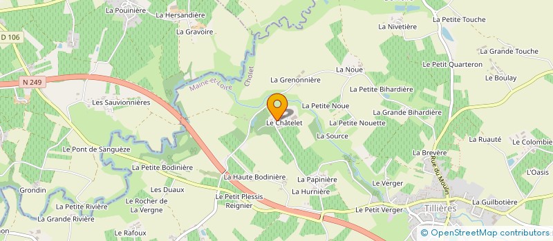 localisation de l'entreprise SCI DU CHATELET à SEVREMOINE