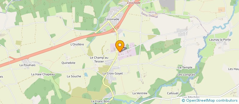 localisation de l'entreprise SCI DU CHATELET  SAINT-THURIAL