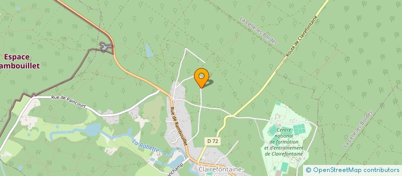 localisation de l'entreprise SCI DU CHATELET  CLAIREFONTAINE-EN-YVELINES