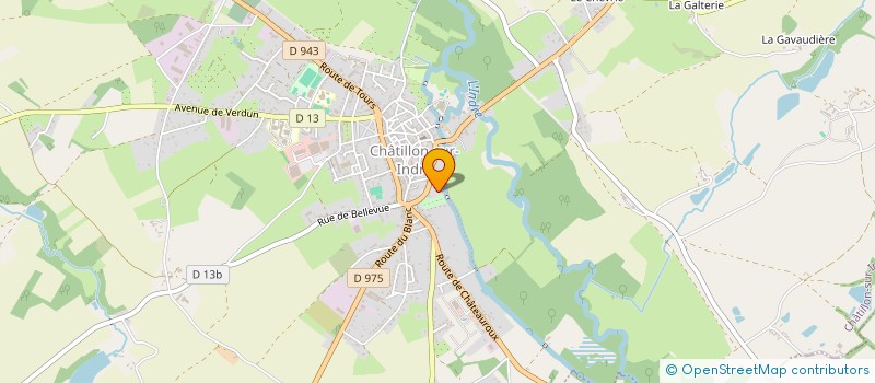 localisation de l'entreprise SCI DU CHATONNET à CHATILLON-SUR-INDRE