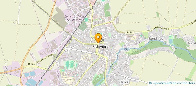 localisation de l'entreprise SCI DU CHAUDRON DORMANT  PITHIVIERS