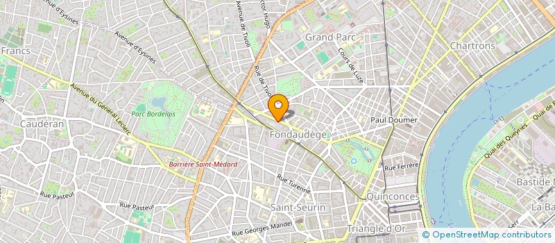 localisation de l'entreprise SCI DU CHAVAROCHE  BORDEAUX