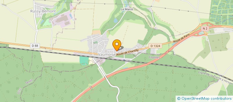 localisation de l'entreprise SCI DU CHAVRES  VAUCIENNES