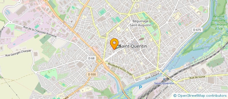 localisation de l'entreprise SCI DU CHAZEAU  SAINT-QUENTIN
