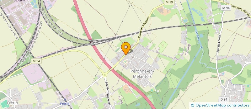 localisation de l'entreprise SCI DU CHEIRON à PERONNE-EN-MELANTOIS