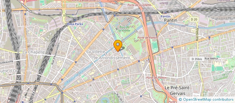 localisation de l'entreprise SCI DU CHEMIN  PARIS