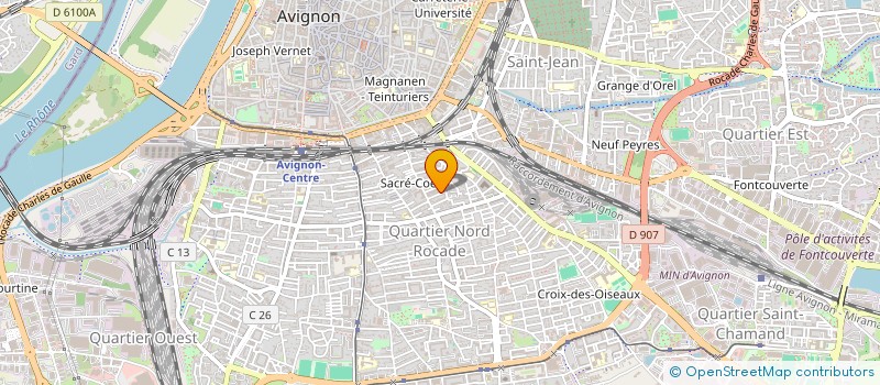 localisation de l'entreprise SCI DU CHEMIN  AVIGNON