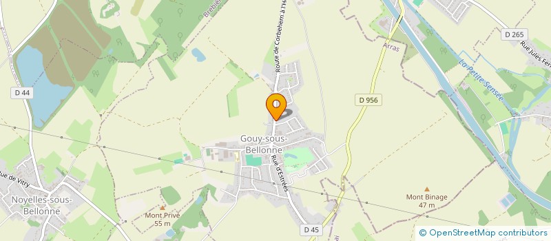 localisation de l'entreprise SCI DU CHEMIN  GOUY-SOUS-BELLONNE