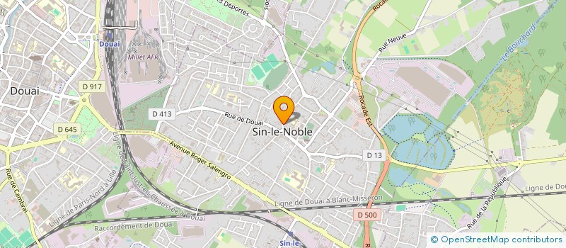 localisation de l'entreprise SCI DU CHEMIN  SIN-LE-NOBLE