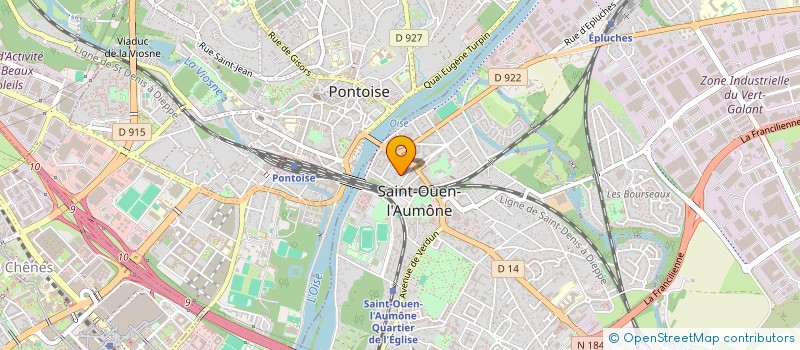localisation de l'entreprise SCI DU CHEMIN à SAINT-OUEN-L'AUMONE