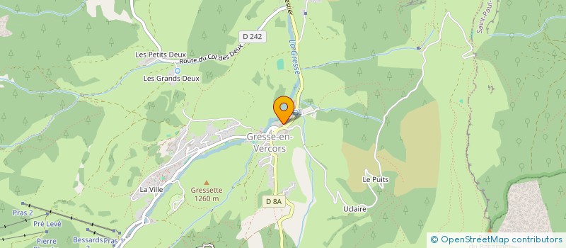 localisation de l'entreprise SCI DU CHEMIN BEC  GRESSE-EN-VERCORS