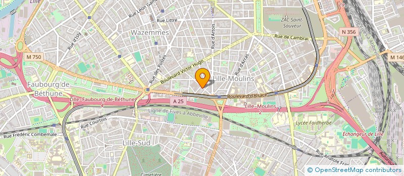 localisation de l'entreprise SCI DU CHEMIN BLANC à LILLE
