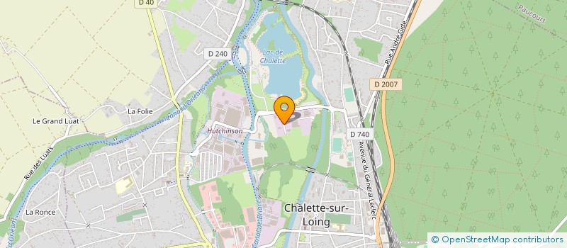 localisation de l'entreprise SCI DU CHEMIN BLEU à CHALETTE-SUR-LOING