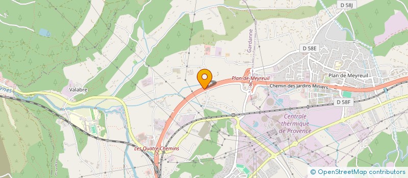 localisation de l'entreprise SCI DU CHEMIN D AIX  GARDANNE