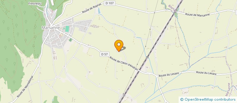 localisation de l'entreprise SCI DU CHEMIN D HERBE  MONTBOUCHER-SUR-JABRON