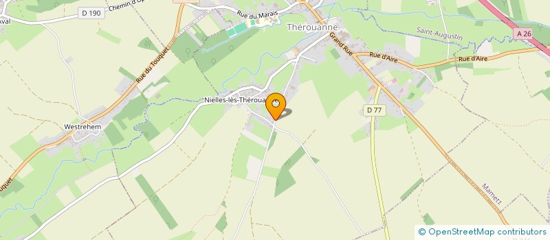 localisation de l'entreprise SCI DU CHEMIN DE BOMY  THEROUANNE