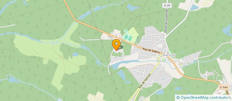 localisation de l'entreprise SCI DU CHEMIN DE CHAMP D'HYVER  NANCAY