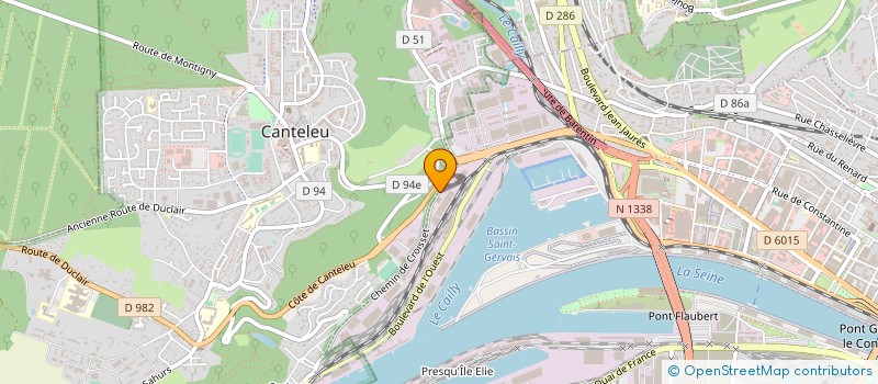 localisation de l'entreprise SCI DU CHEMIN DE CROISSET à ROUEN