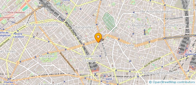 localisation de l'entreprise SCI DU CHEMIN DE FER  PARIS