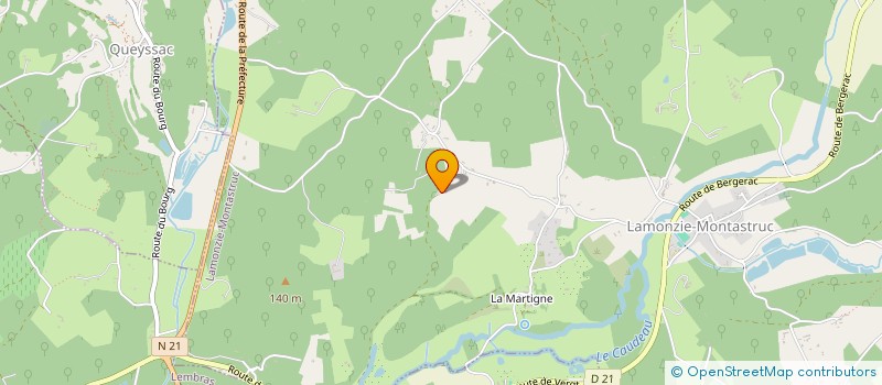 localisation de l'entreprise SCI DU CHEMIN DE FONROUGE  LAMONZIE-MONTASTRUC