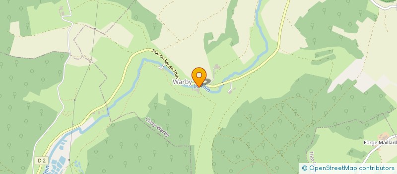 localisation de l'entreprise SCI DU CHEMIN DE FROIDMONT  CLAVY-WARBY