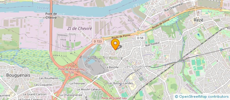 localisation de l'entreprise SCI DU CHEMIN DE GIBBES  BOUGUENAIS