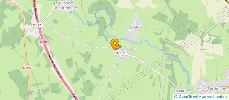 localisation de l'entreprise SCI DU CHEMIN DE L'ECHELLE  MURTIN-ET-BOGNY