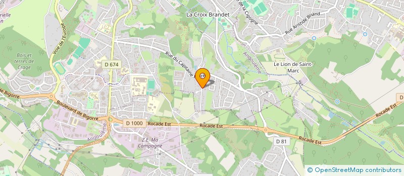 localisation de l'entreprise SCI DU CHEMIN DE L'ETANG à ANGOULEME