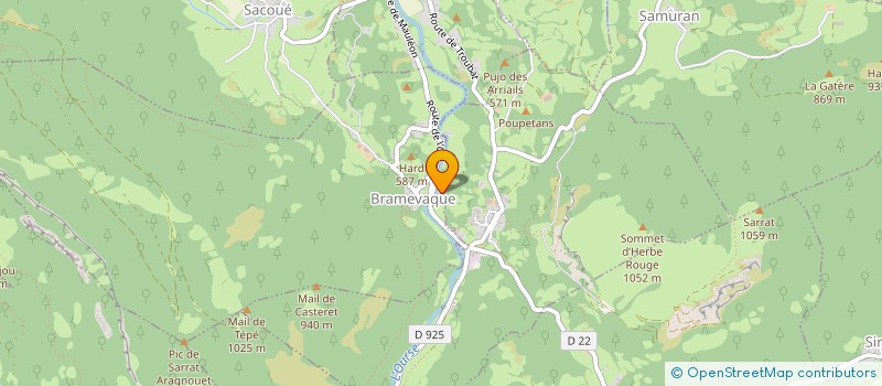 localisation de l'entreprise SCI DU CHEMIN DE L'OURSE  SARP