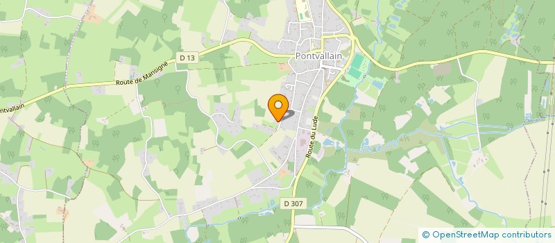 localisation de l'entreprise SCI DU CHEMIN DE LA CHAPELLE  PONTVALLAIN