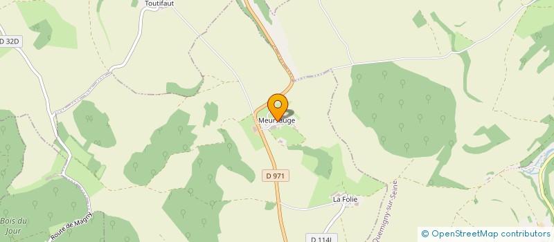 localisation de l'entreprise SCI DU CHEMIN DE LA FONTAINE  AMPILLY-LES-BORDES