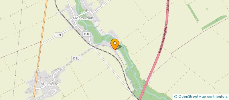 localisation de l'entreprise SCI DU CHEMIN DE LA FONTAINE  AUBETERRE