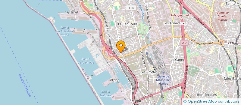 localisation de l'entreprise SCI DU CHEMIN DE LA MADRAGUE  CASSIS