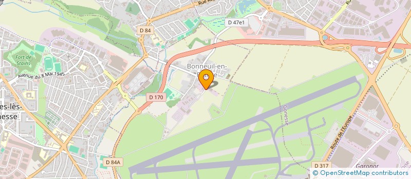 localisation de l'entreprise SCI DU CHEMIN DE LA PISTE  BONNEUIL-EN-FRANCE