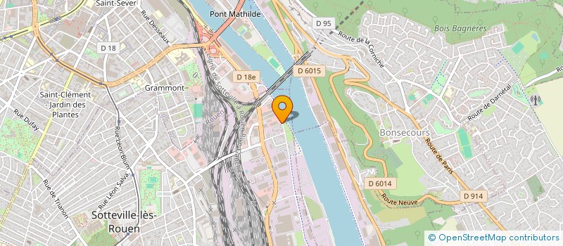 localisation de l'entreprise SCI DU CHEMIN DE LA SEINE  SOTTEVILLE-LES-ROUEN