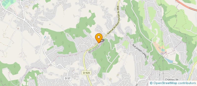 localisation de l'entreprise SCI DU CHEMIN DE LA VISTE  BRIVE-LA-GAILLARDE