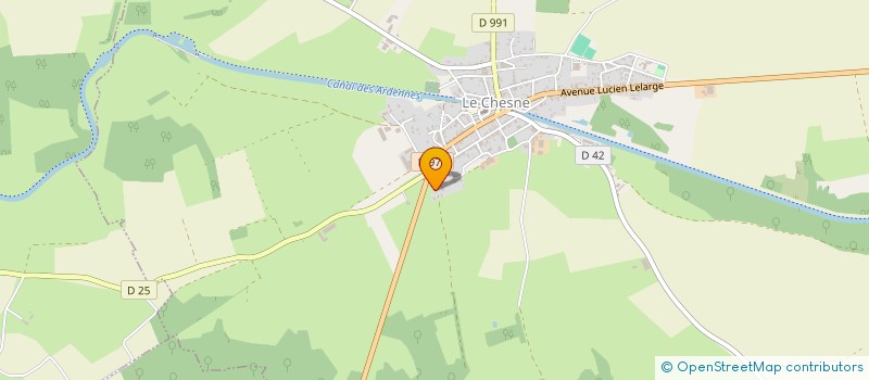 localisation de l'entreprise SCI DU CHEMIN DE MAISON ROUGE  BAIRON ET SES ENVIRONS