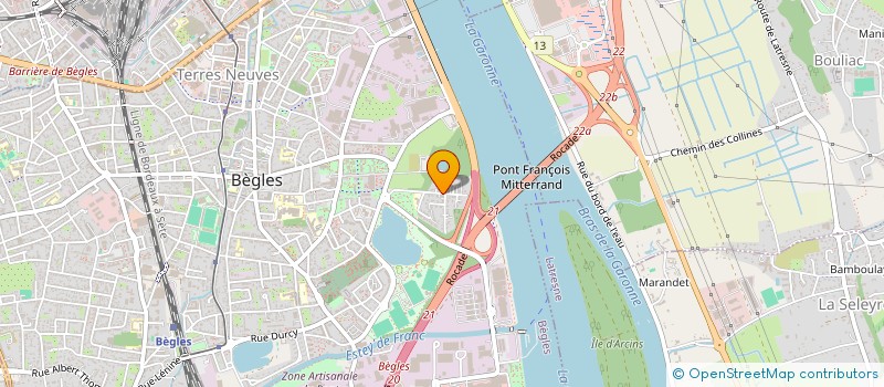 localisation de l'entreprise SCI DU CHEMIN DE PASSERAT à BEGLES