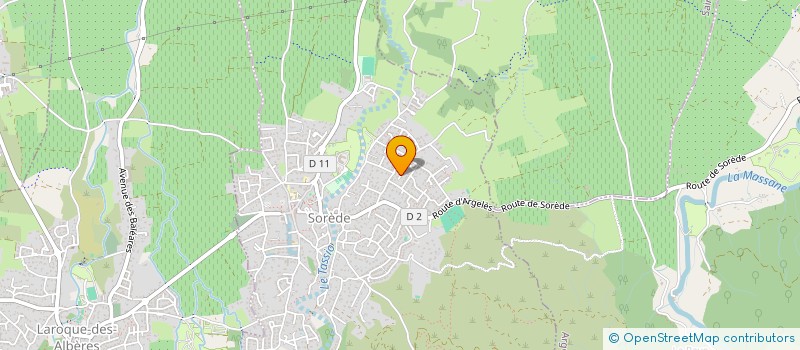 localisation de l'entreprise SCI DU CHEMIN DE RASEYRE  SOREDE