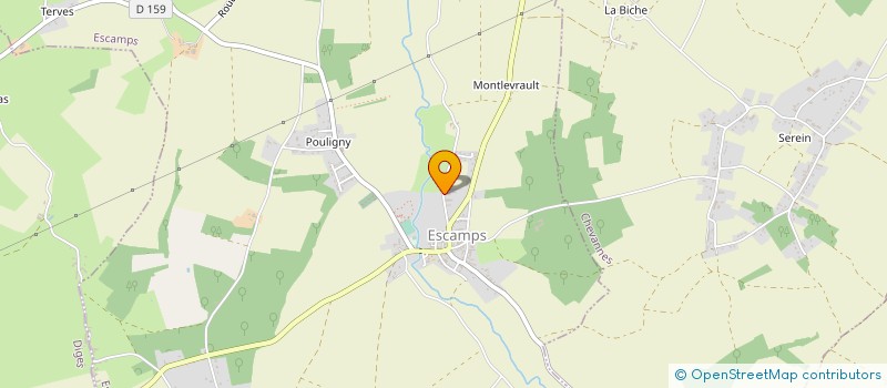 localisation de l'entreprise SCI DU CHEMIN DE RONDE  ESCAMPS