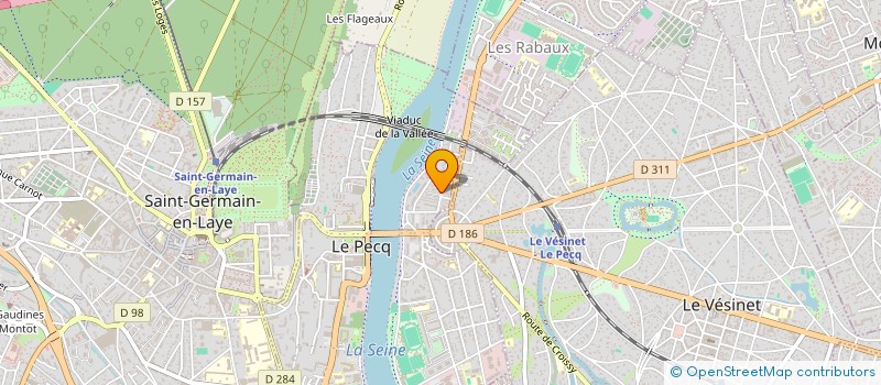 localisation de l'entreprise SCI DU CHEMIN DE RONDE  LE PECQ